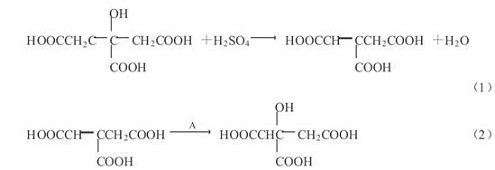 合成羟基柠檬酸的工艺图
