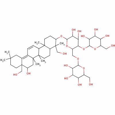 醉鱼草皂苷Ⅳb分子结构式