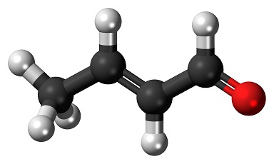 Crotonaldehyde structure