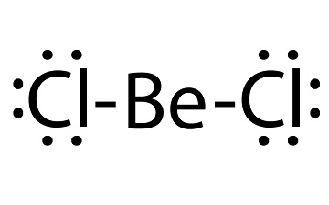 beryllium chloride lewis structure
