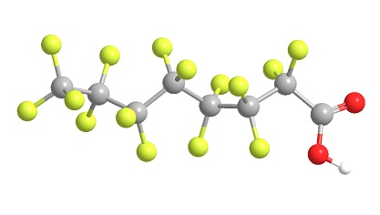 Perfluorooctanoic acid structure