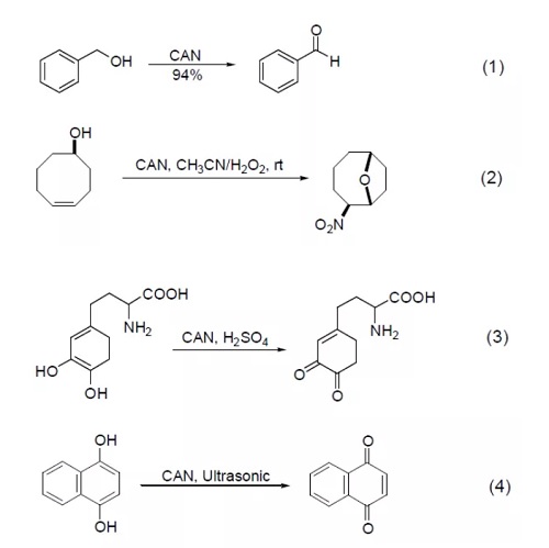 硝酸铈铵 氧化反应