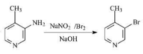 4-甲基-3-溴吡啶的合成路线