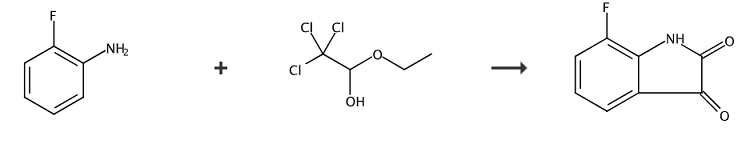 7-氟吲哚满二酮的合成路线