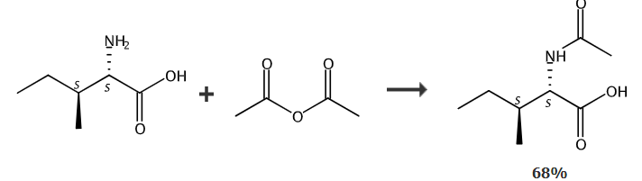 N-乙酰-L-异亮氨酸的合成路线