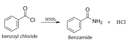 Preparation of benzamide from benzoyl chloride
