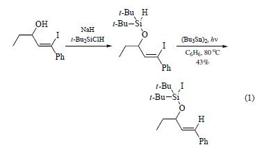 reaction of silicon hydrides