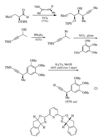 Reactions of 4-TriMethylsilyl-3-butyn-2-ol