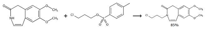 Synthesis of 3-(3-Chloropropyl)-7,8-dimethoxy-1H-3-benzazepin-2(3H)-one