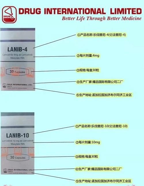 抗癌靶向药治疗过程副作用说明之Lanib乐伐替尼/仑法替尼