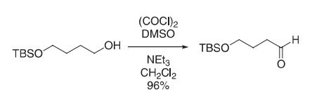 synthesis of 4-(tert-ButyldiMethylsilyloxy)butanal