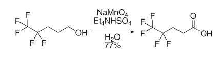 Synthesis of 4,4,5,5,5-Pentafluoropentanoic acid