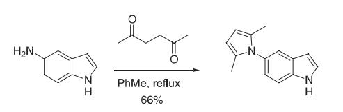 	5-(2,5-DIMETHYLPYRROL-1-YL)-INDOLE