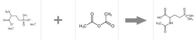 草铵膦-N-乙酰的制备