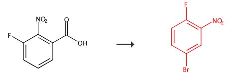 4-溴-1-氟-2-硝基苯的合成路线