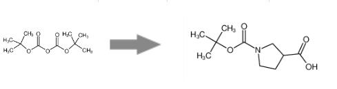 1-BOC-吡咯烷-3-甲酸的制备