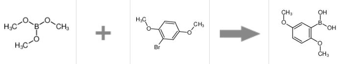 2,5-二甲氧基苯硼酸的制备