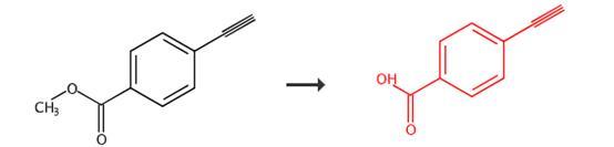 4-乙炔基苯甲酸的合成路线