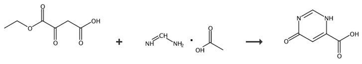 6-羟基-4-嘧啶甲酸的合成路线