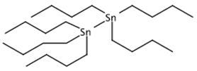 图1六正丁基二锡的结构式。