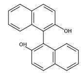 图1 R-1，1'-联-2-萘酚的结构式。