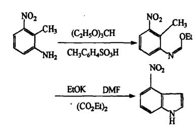 4-硝基吲哚的合成研究