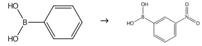 图2 3-硝基苯硼酸的合成路线[3]。