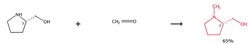 N-甲基-L-脯氨醇的合成路线