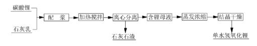 氢氧化锂的制备工艺