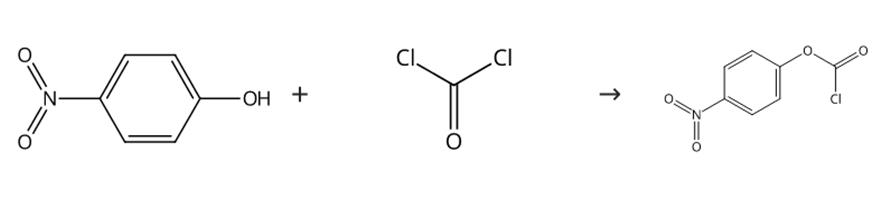 对硝基苯基氯甲酸酯的合成路线