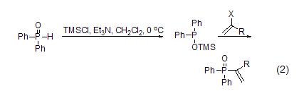 Ph2P(O)H和TMSCl反应得到三甲基硅氧基二苯基膦