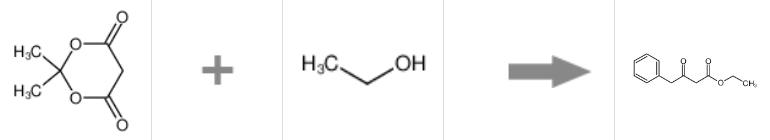 图1 3-氧-4-苯基-丁酸乙酯的合成反应式.png