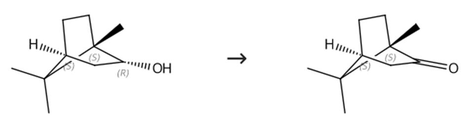 图1左旋樟脑的合成路线