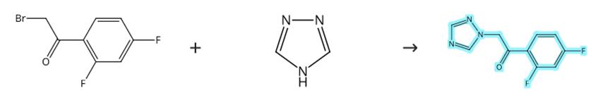 2'4'-二氟-2-[1-(1H-1,2,4-三唑基)]苯乙酮的制备