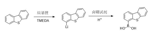 二苯并噻吩-4-硼酸的合成方法