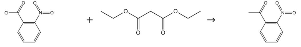 图3 邻硝基苯乙酮的合成路线