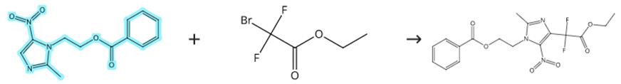 苯酰甲硝唑的取代反应