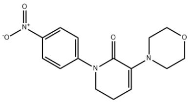 5,6-二氢-3-(4-吗啉基)-1-(4-硝基苯基)-2(1H)-吡啶酮的制药应用