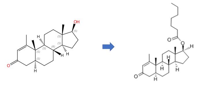 美替诺龙庚酸酯的制备