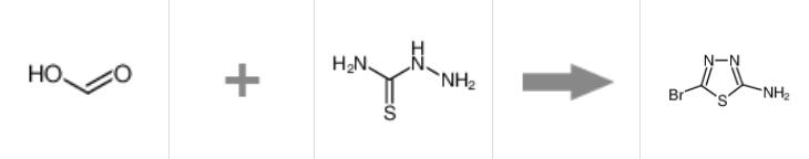 图1 2-氨基-5-溴-1,3,4-噻二唑的合成反应式.png