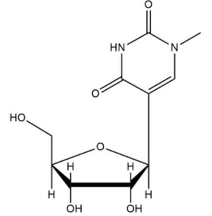 N1-甲基-假尿苷的化学结构式