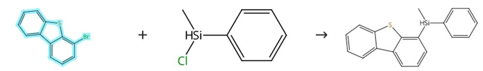 4-溴二苯并噻吩的硅化反应