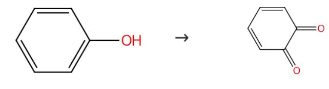 图2 2-苯醌的合成路线