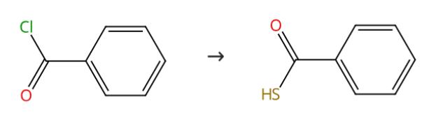 图1硫代苯甲酸的合成路线