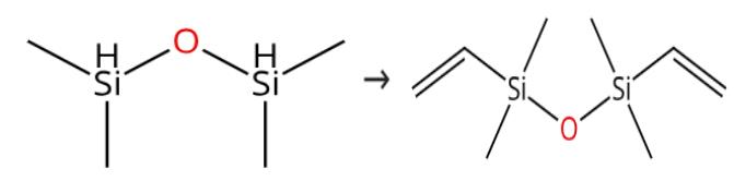 图2 四甲基二乙烯基二硅氧烷的合成路线