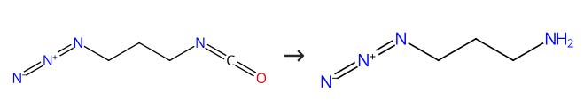 图2 3-叠氮基丙胺的合成路线