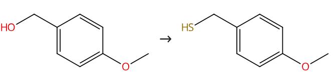 4-甲氧基苄硫醇的合成
