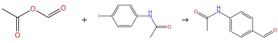 图2 对乙酰氨基苯甲醛的合成路线