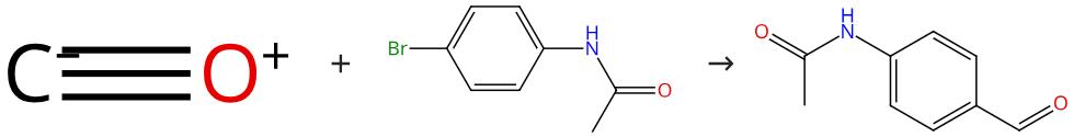 图3 对乙酰氨基苯甲醛的合成路线