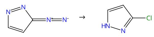 3 -氯-1H -吡唑的合成